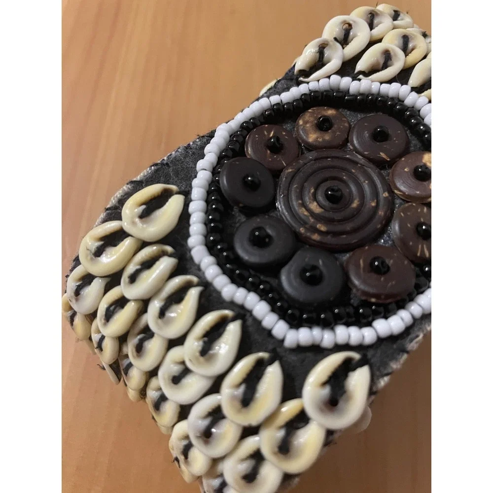 Handmade Bohemian‎ Shell Beaded Wide Belt 32